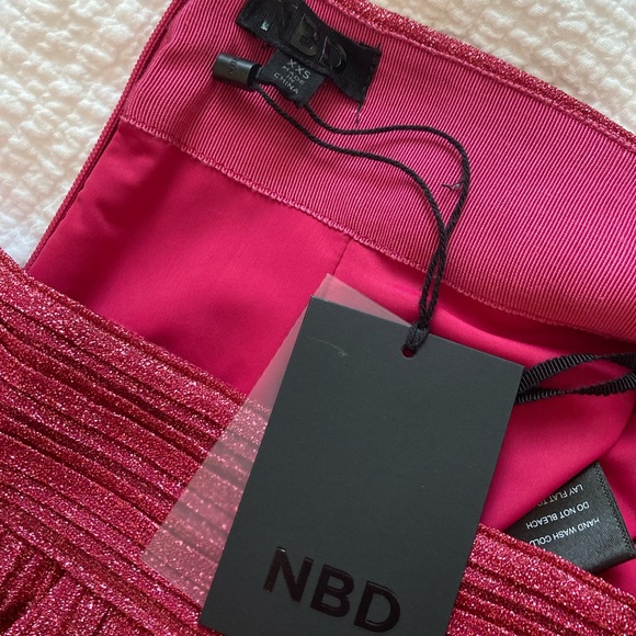 NBD pink sparkly pants - Picture 2 of 6